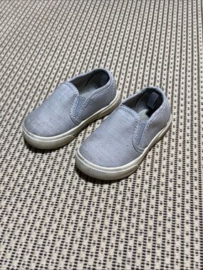 Carter's Light Gray Slip-On Canvas Sneakers for Kids